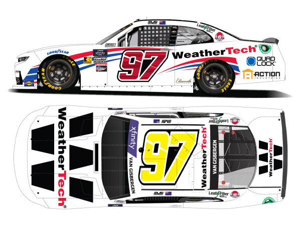 Shane Van Gisbergen #97 NASCAR 2024 Chevrolet KR WeatherTech 1:24