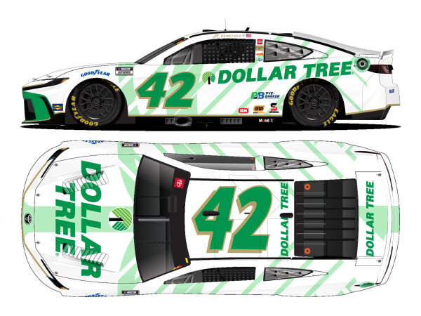 John Hunter Nemechek #42 NASCAR 2024 LRM Toyota Dollar Tree 1:24 Elite